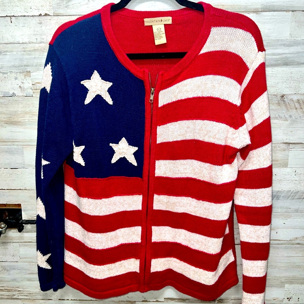 80’s Patriotic flag sweater 🇱🇷